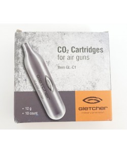 Баллончики CO₂ Gletcher для пневматики, 12 г (★10 штук)
