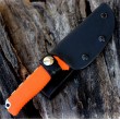 Нож Benchmade 15100-1 Nestucca Cleaver (оранжевая рукоять) - фото № 3