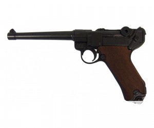 Макет пистолет Luger Parabellum P08, морской, дерев. рукоять (Германия, 1898 г.) DE-M-1144
