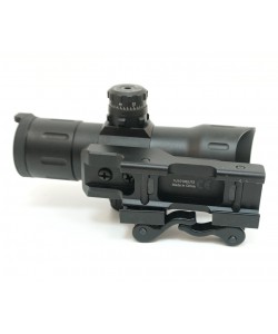 Коллиматорный прицел Leapers 1x38 закрытый на Weaver, 4MOA (SCP-TDSDQ)