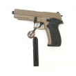 Страйкбольный пистолет Cyma SigSauer P226 AEP Tan (CM.122TN) - фото № 4