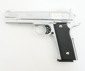 Страйкбольный пистолет Galaxy G.20S (Browning HP) серебристый