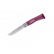 Нож складной Opinel Tradition Colored №07, 8 см, нерж. сталь, рукоять граб, фиолетовый - фото № 1