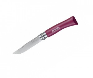 Нож складной Opinel Tradition Colored №07, 8 см, нерж. сталь, рукоять граб, фиолетовый