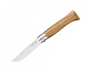 Нож складной Opinel Tradition Luxury №08, 8,5 см, нерж. сталь, рукоять олива, футляр