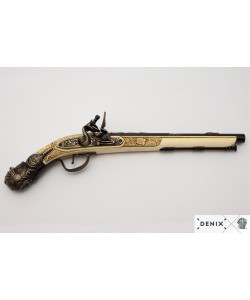 Макет пистолет кремневый, под кость (Германия, XVII век) DE-5314
