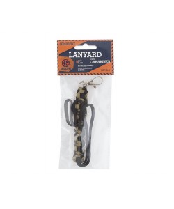 Темляк с карабином Geoline Survival Sand&black