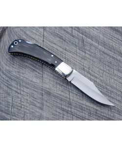Нож складной LionSteel Classic, рог черный, 116T CO