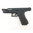 Страйкбольный пистолет KJW KP-17 Glock G17 TBC Gas Black, удлин. ствол - фото № 5