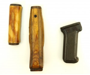 Тюнинг комплект для АК-74, Сайга (дерев. цевье и накладка, бакелит. рукоять)