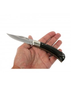 Нож складной LionSteel Classic, рог черный, 116T CO