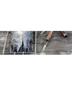 Нож складной филейный Opinel Slim №15, клинок 15 см, нерж. сталь, рукоять падук