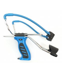 Рогатка Man Kung MK-SL06, с упором и магазином (синяя)