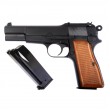 Страйкбольный пистолет WE Browning Hi-Power Black (WE-B001) - фото № 12