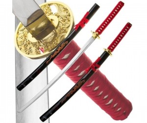 Набор из 2-х самурайских мечей Dark Age JP-608A Red Dragon