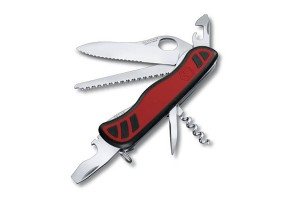 Нож складной Victorinox Forester One Hand 0.8361.MWC (111 мм, красный с черным)