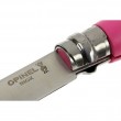 Нож складной Opinel Tradition Colored №07, 8 см, нерж. сталь, рукоять граб, фуксия - фото № 3