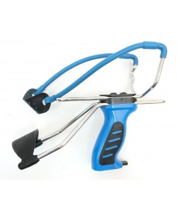 Рогатка Man Kung MK-SL06, с упором и магазином (синяя)