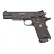 Страйкбольный пистолет KJW KP-07 Colt M1911 M.E.U. CO₂ GBB Black - фото № 9