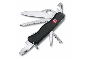 Нож складной Victorinox Forester One Hand 0.8363.MW3 (111 мм, черный)