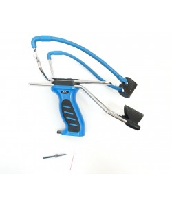 Рогатка Man Kung MK-SL06, с упором и магазином (синяя)