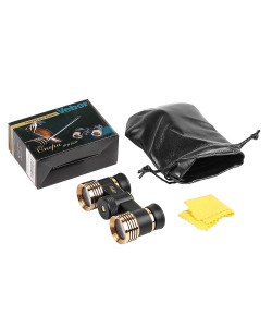 Бинокль театральный Veber БГЦ 3x27 черный/золото, с фокусировкой