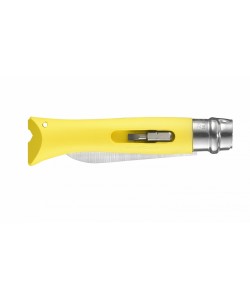 Нож складной Opinel Specialists DIY №09, клинок 8 см, желтый, сменные биты