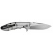 Нож складной Zero Tolerance Hinderer Slicer Black G-10, StoneWash K0562 - фото № 3