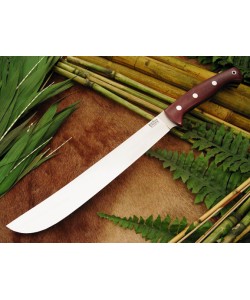 Мачете Bark River Golok Upswept Maroon Linen Micarta