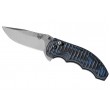 Нож складной Benchmade 300-1 Axis Flipper (черно-синяя рукоять) - фото № 1