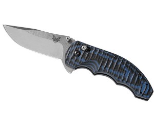 Нож складной Benchmade 300-1 Axis Flipper (черно-синяя рукоять)