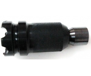 Пламегаситель-дожигатель ”РУСИЧ 12” тип Сайга 12/ВПО 205/206, сталь М22х0,75 сталь-дюралюминий, черн.