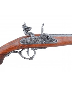 Макет пистолет кремневый, сталь (Германия, XVII век) DE-1260-G