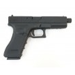 Страйкбольный пистолет KJW KP-18 Glock G18 TBC Gas Black, удлин. ствол - фото № 2