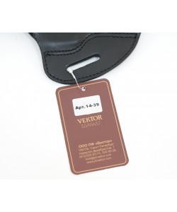 Кобура поясная Vektor из нат. кожи формованная для ПЯ и Glock 19 (14-39)