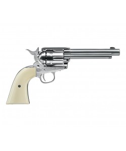 Пневматический револьвер Umarex Colt SAA 45 BB Nickel (5,5”)