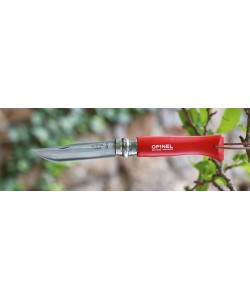 Нож складной Opinel Tradition Colored №08, 8,5 см, нерж. сталь, рукоять граб, красный