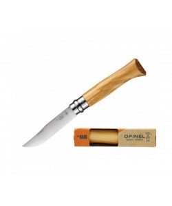 Нож складной Opinel Tradition Luxury №08, клинок 8,5 см, нерж. сталь, рукоять олива