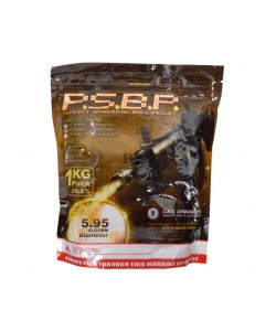 Шары для страйкбола G&G Perfect 0,25 г, 4000 штук (1 кг, черные) G-07-119