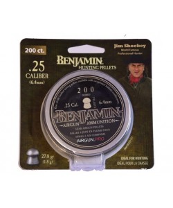 Пули для пневматики Crosman Benjamin Discovery Domed 6,35 мм, 1,80 г (200 штук)
