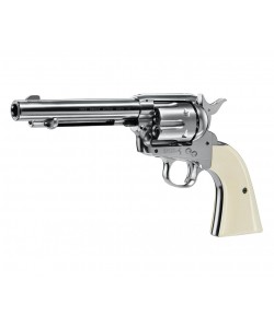 Пневматический револьвер Umarex Colt SAA 45 BB Nickel (5,5”)