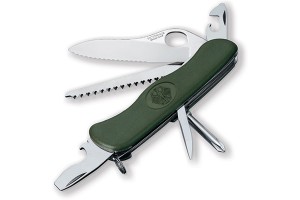 Нож складной Victorinox Military One Hand 0.8461.MW4DE (111 мм, зеленый)