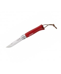 Нож складной Opinel Tradition Colored №08, 8,5 см, нерж. сталь, рукоять граб, красный
