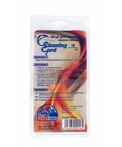 Гибкая змейка ShotTime Cleaning Cord, кал. 16, с бронз. ершом, капрон, шнур 65 см с протяжкой