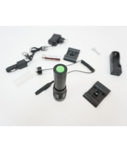 Фонарь тактический подствольный Q911, выносная кнопка, зум