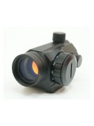 Коллиматорный прицел Target Optic 1x22, закрытый, красная точка, на Weaver