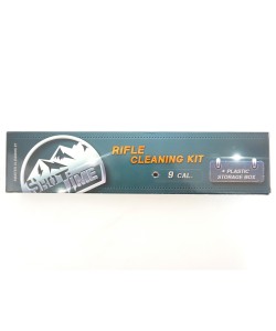 Набор для чистки ShotTime, кал. 9 мм, для нарезного оружия, металл. шомпол +3 ерша, пластик. пенал