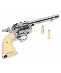 Пневматический револьвер Umarex Colt SAA 45 BB Nickel (5,5”)