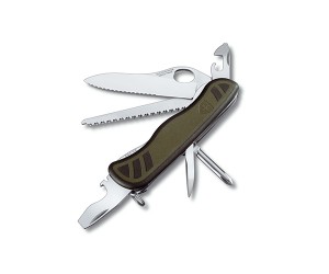 Нож складной Victorinox Military One Hand 0.8461.MWCH (111 мм, зеленый с черным)