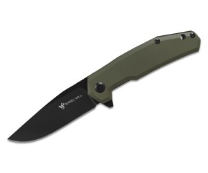Нож складной Steel Will F30-33 Tenet (черное лезвие, зеленая рук.)
